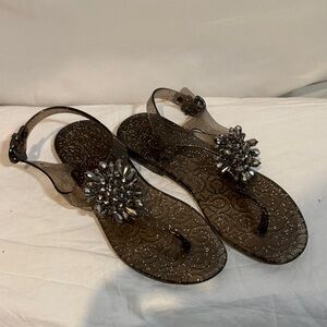 Coach jelly Embellished Sandals